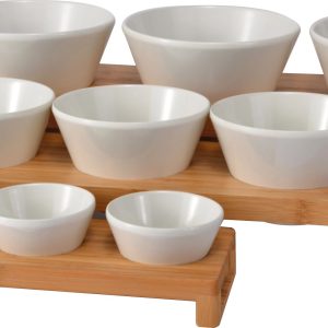 Expositor Bambu C/3 Bols 11 cm