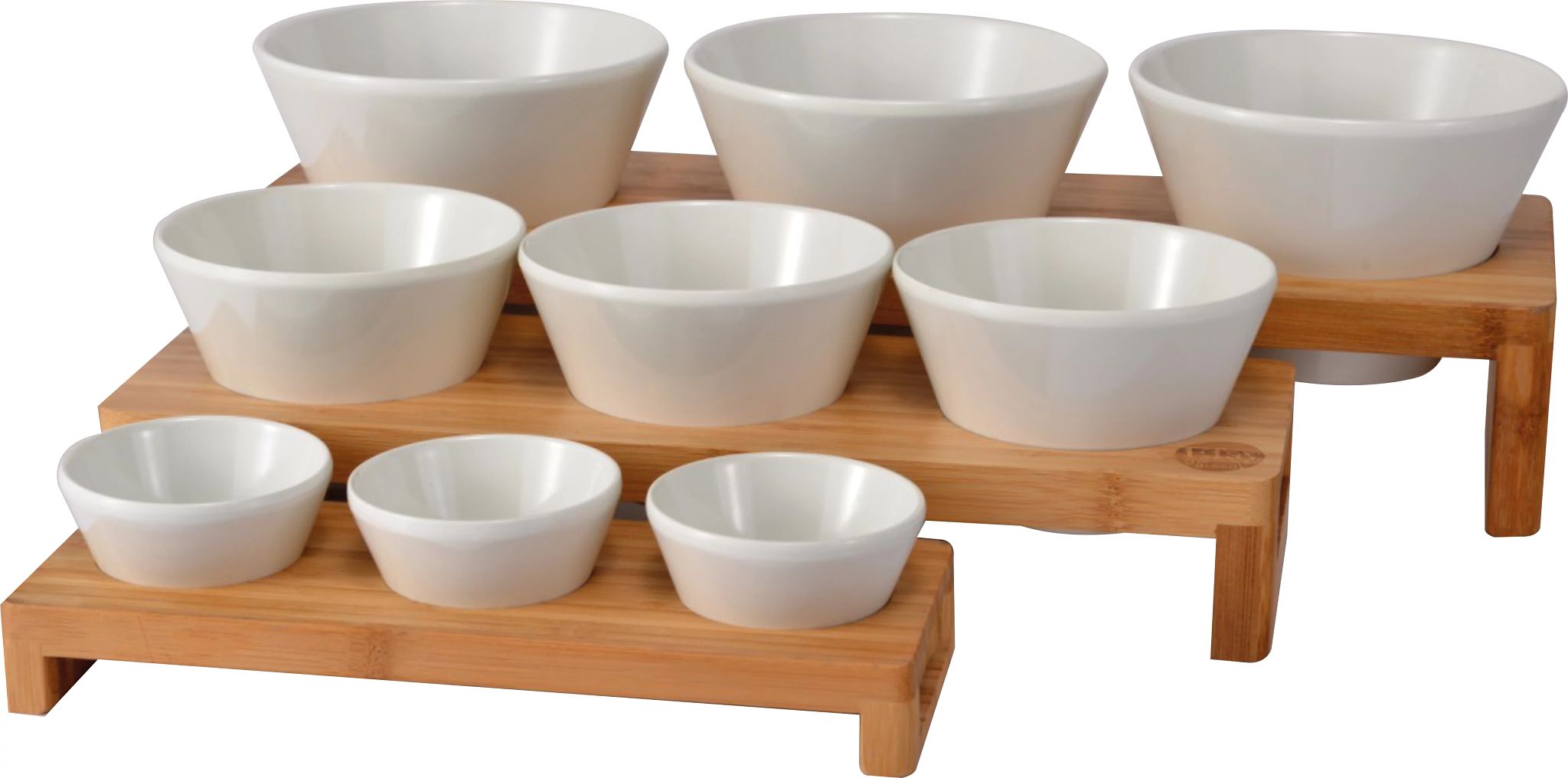 Expositor Bambu C/3 Bols 11 cm