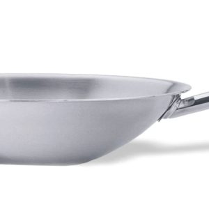 Wok Fondo Plano Inox Pro Expert 36 cm