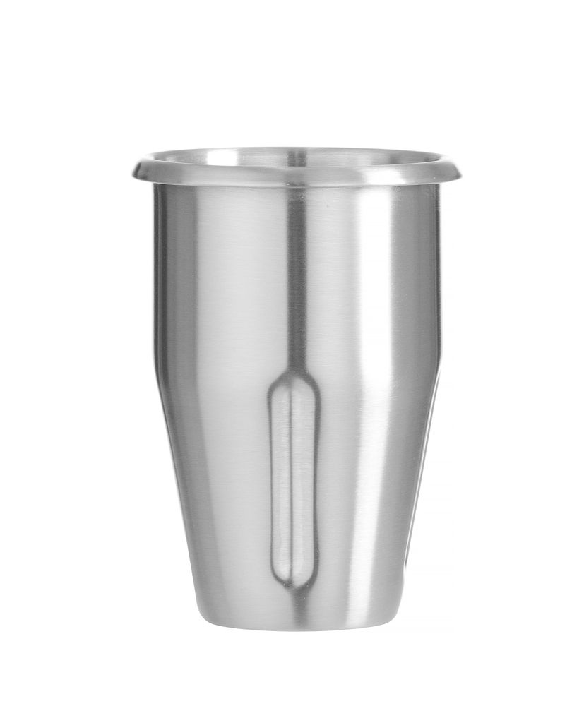 Copo misturador em aço inoxidável para milkshakers – Design by Bronwasser, 0,5L, ⌀113x(H)160mm