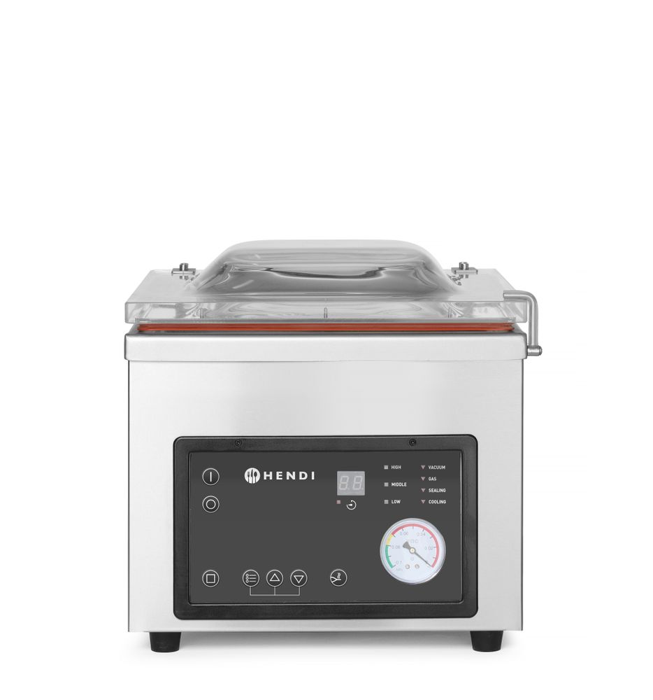 Máquina de embalar a vácuo com câmara, Profi Line, fita de vedação 260 mm, 230V/370W, 330x480x(H)360mm