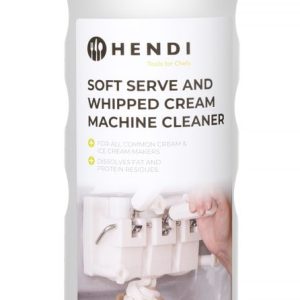 Produto de limpeza para máquinas de natas e chantilly