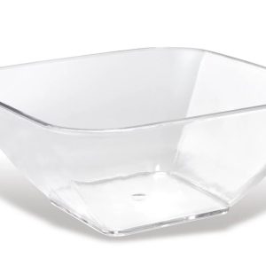 Ensaladera Acril Cuadr 28,5 cm