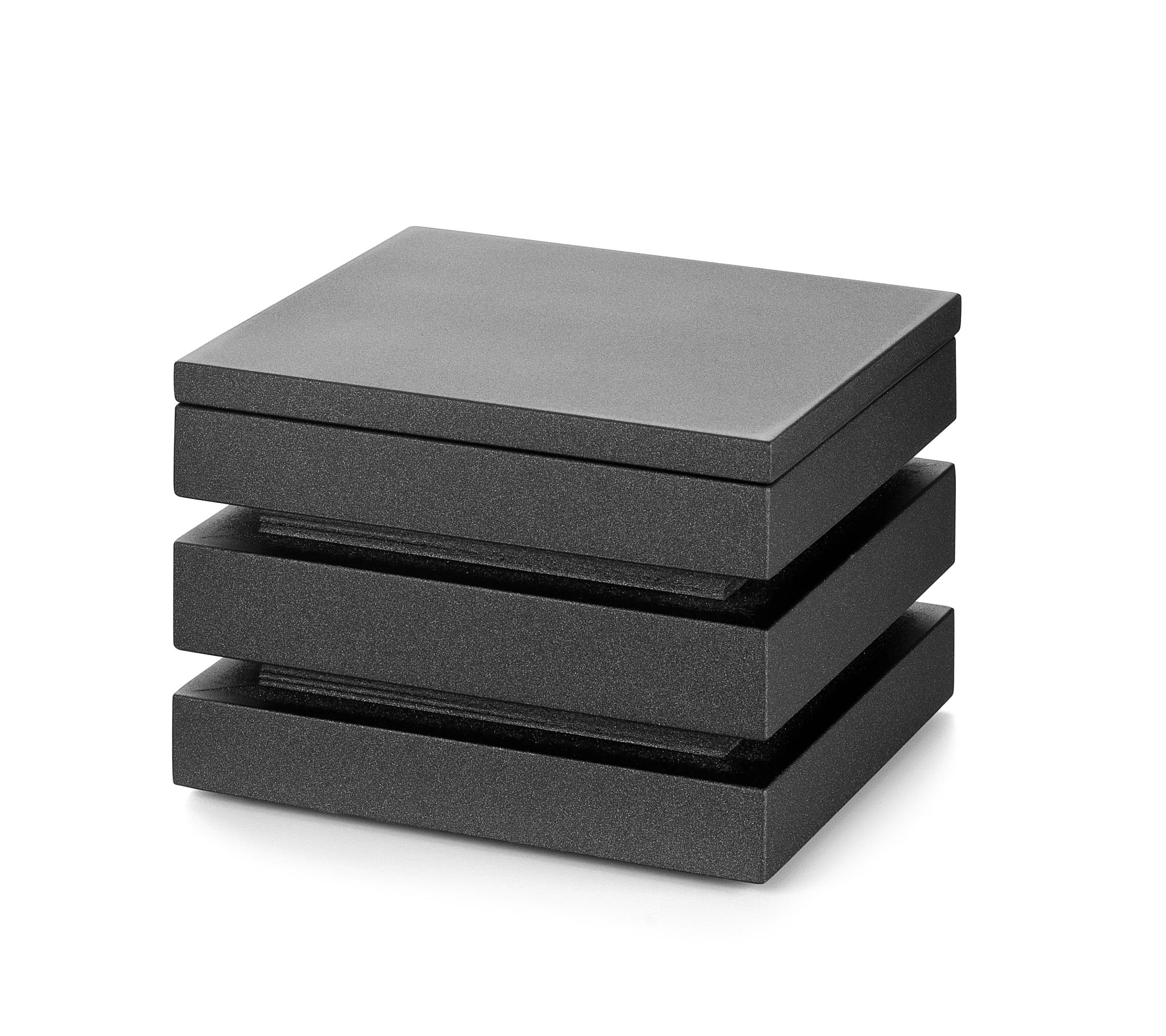 Cubo Cubic Preto com Tampa