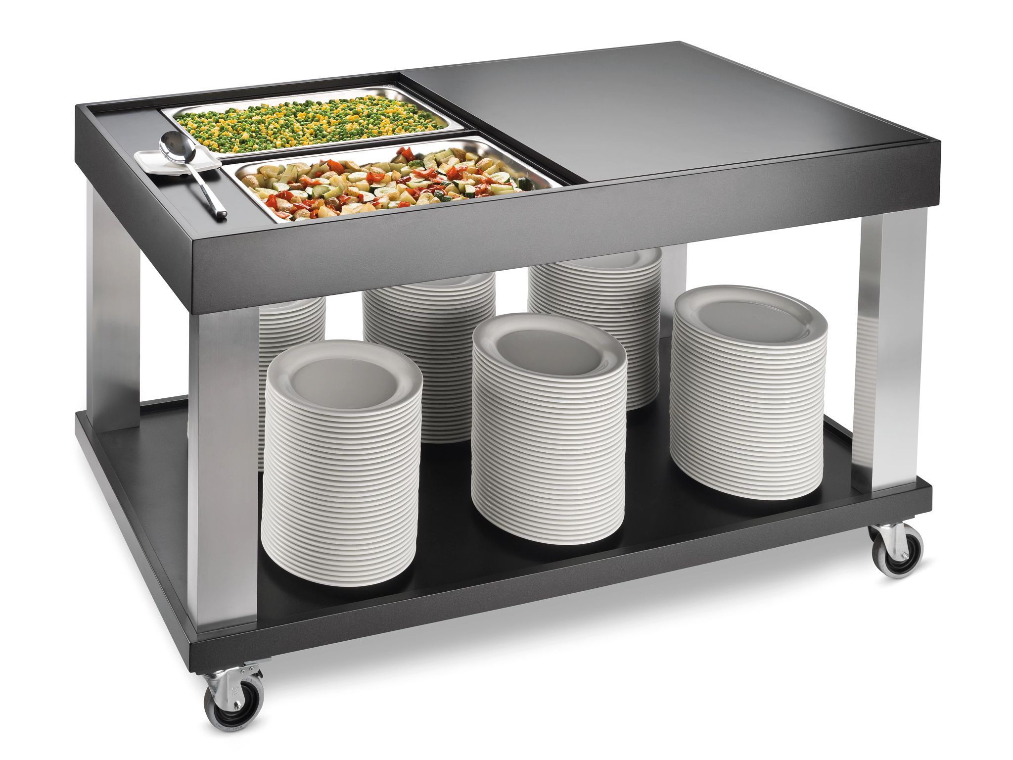 Carro Buffet 4 1/1 Preto