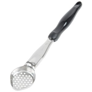 Spoodle Monobloc Aço Inoxidável Ovalado Perfurado Preto 6 cm