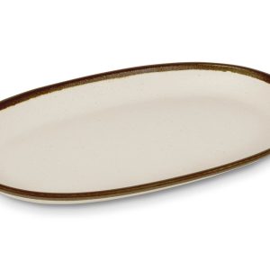 Travessa Oval. 25,5 cm. Halo