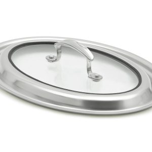 "Glass Cover For 12"" Oval"