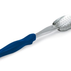Colher Servicio Aço Inoxidável Perfurada Azul 35 cm