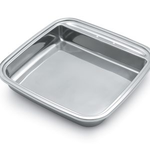 Tabuleiro Quadrada Inox Chaf.