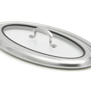 "Glass Cover For 16"" Oval"