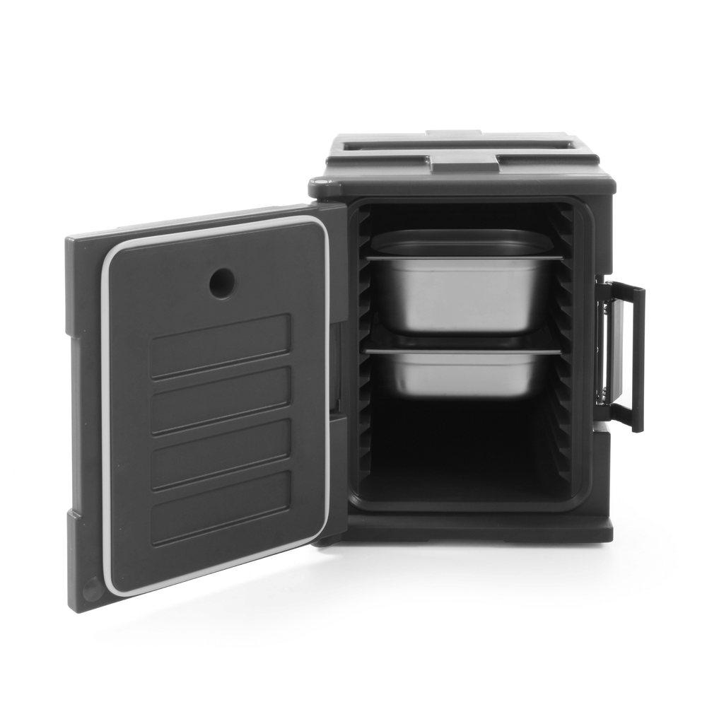 Recipiente térmico para catering 2 x GN 1/1 200, AmerBox, Cinzento-escuro, 477x680x(H)620mm - Image 2