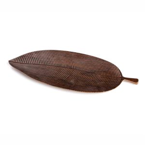 Tabuleiro Forma Hoja. 37,5X15 cm