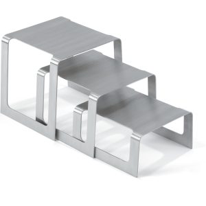Conjunto 3 Expositores Inox