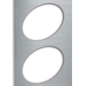 Plant Bateria 2Ovales Inox