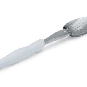 Colher Servicio Aço Inoxidável Perfurada Branca 35 cm