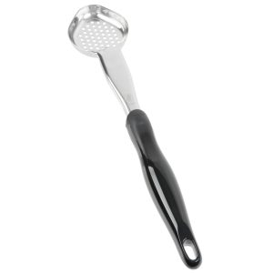 Spoodle Monobloc Aço Inoxidável Ovalado Perfurado Preto 7.5 cm