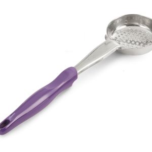 Spoodle Monobloc Aço Inoxidável Redondo Perfurado Violeta 8.2 cm