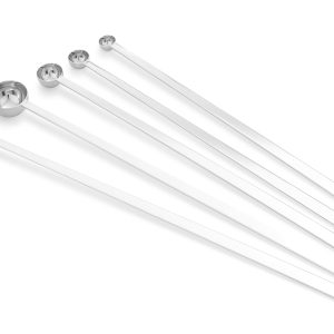 Conjunto 5 Cucharas Medidoras Mango Aço Inoxidável